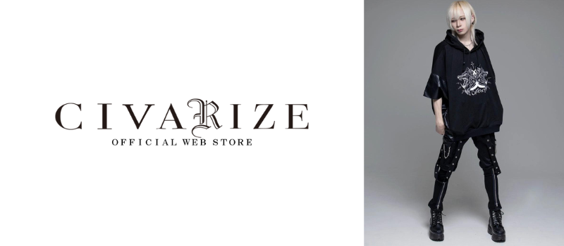 CIVARIZE　ロゴ＋コーデ